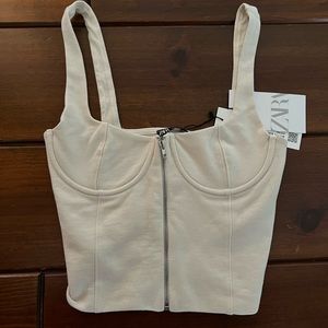 Zara Plush Corset Top